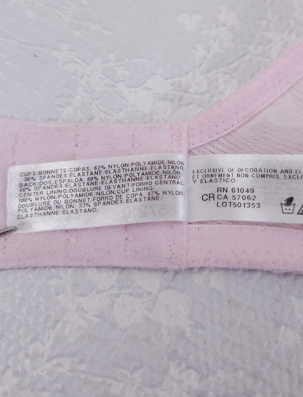 WACOAL Visual Effects Minimizer Bra 34C Ballet Slipper Pink Seamless 857210 - Picture 6 of 6